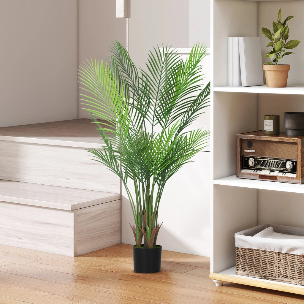 Palma artificiale ¨C Minimal ¨C verde 120 cm con vaso