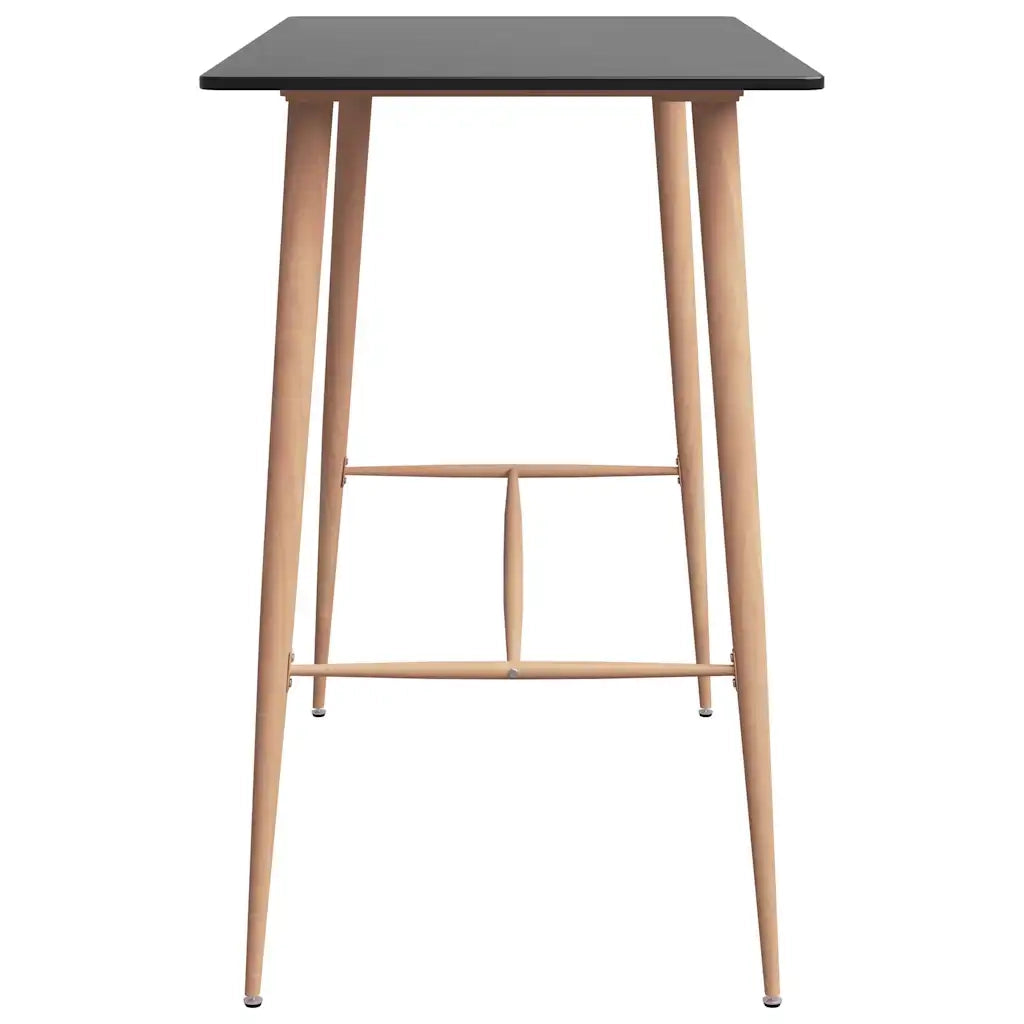 Set da Bar 7 pz Nero e Grigio 3057478