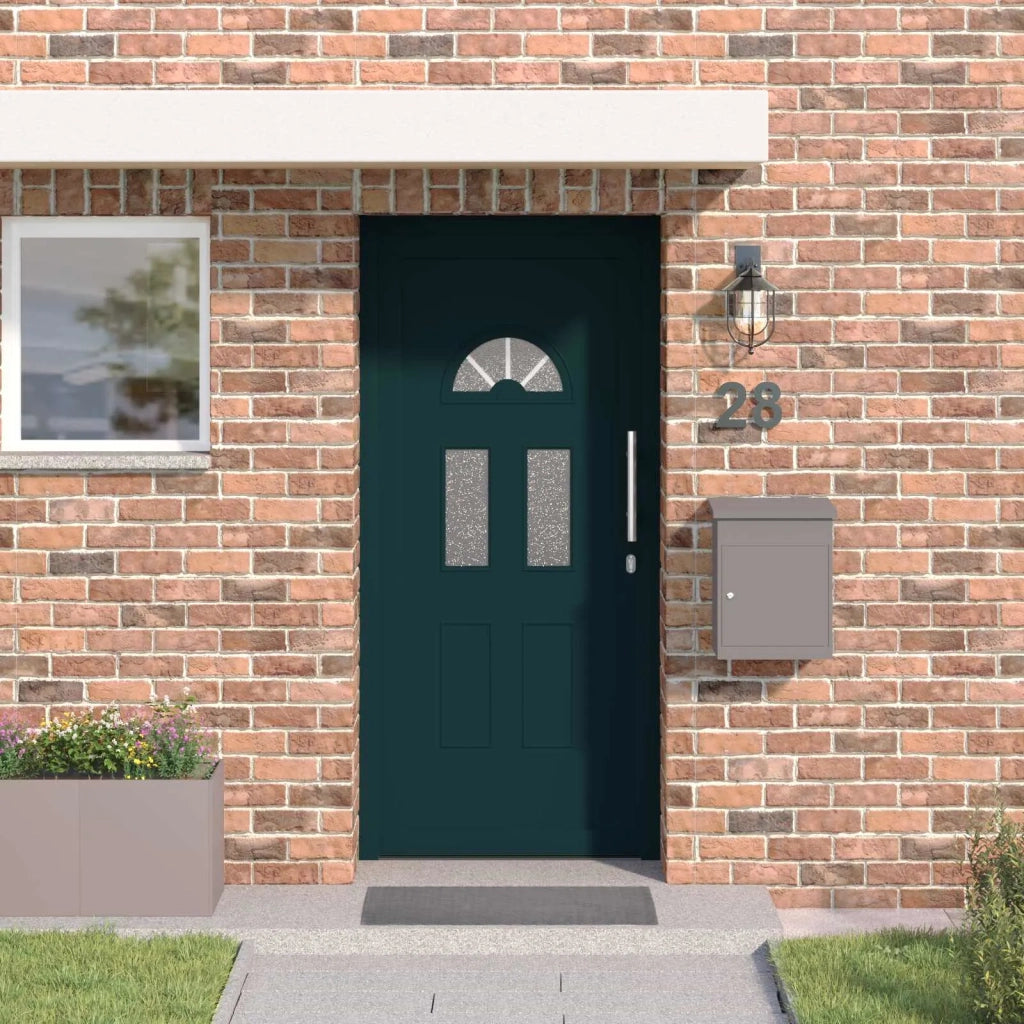 Porta Frontale Antracite 98 x 198 cm PVC 3445707