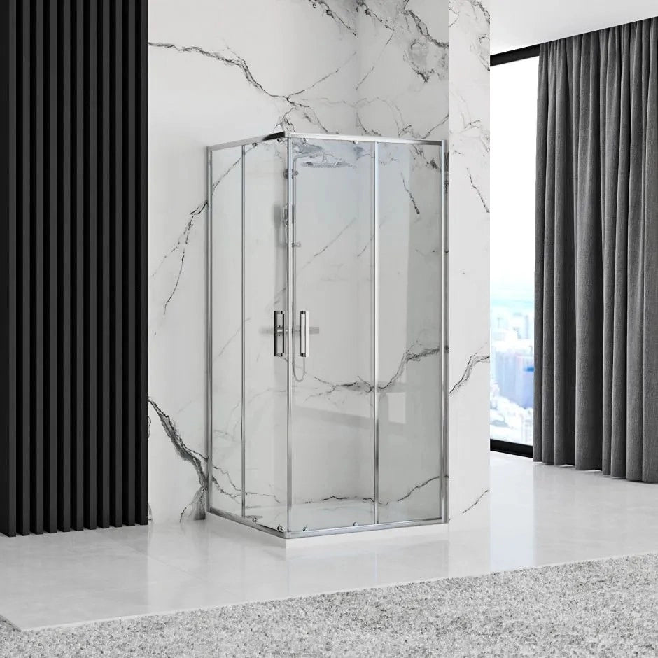 Cabina Doccia Rea Punto 80x80 con piatto doccia Savoy