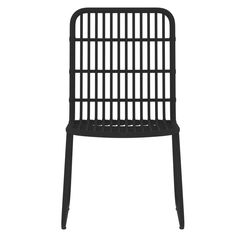 Set da Pranzo da Giardino 7 pz Nero 3099182