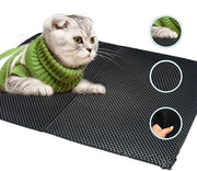 Pavimento per gatti impermeabile - Profumo di miele - Disegno a doppia faccia - Materiale EVA duraturo - Materiale morbido - 40x50 cm - Mat Mat per animali domestici