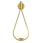 Lampada Da Parete G094-1w Gold White