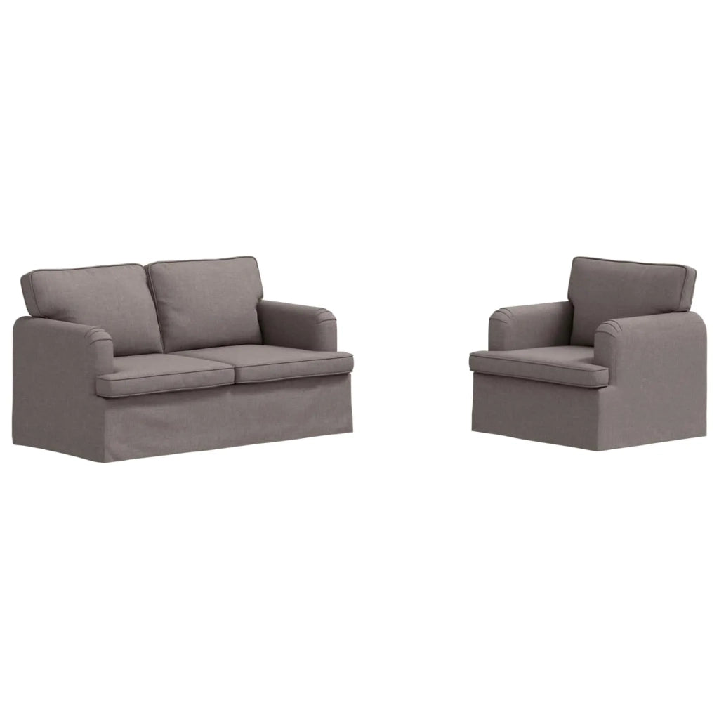 Set di divani 2 pcs Talpa 144 x 80 x 85 cm Tessuto 3407520