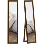Specchio da Terra 157x37 cm ¨C Xylo ¨C Legno Noce con Cornice MDF