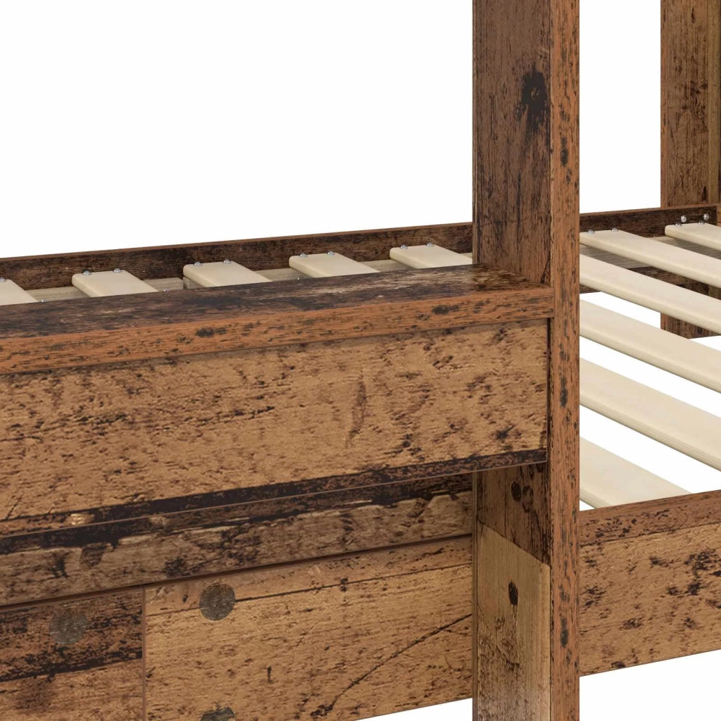 Letto a Castello per Bambini Legno vecchio 90 x 200 cm 3410521