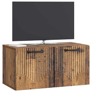 Mobile TV da Muro | Armadietto TV | Mobile Porta TV Legno antico 59,5 x 31 x 30 cm