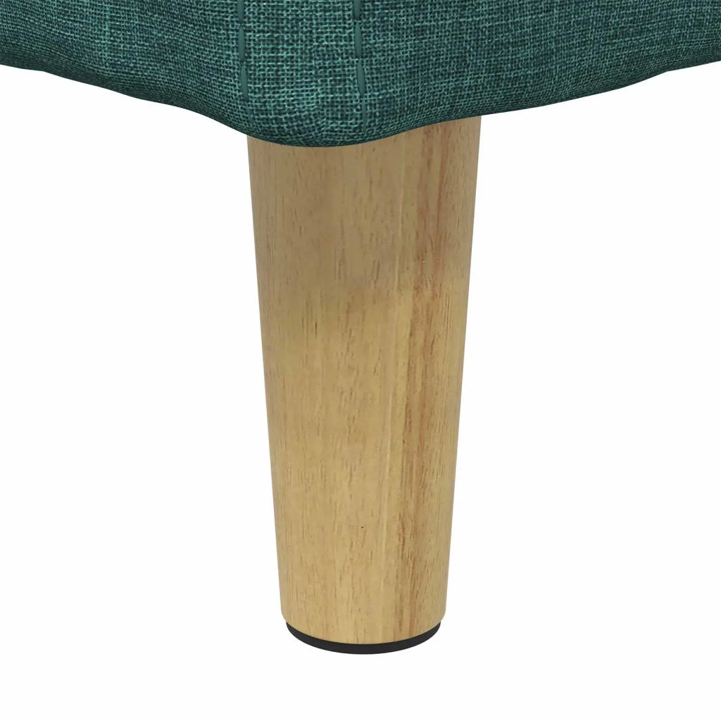 Pouf contenitore Verde Scuro 60 x 60 x 45 cm Tessuto 876821