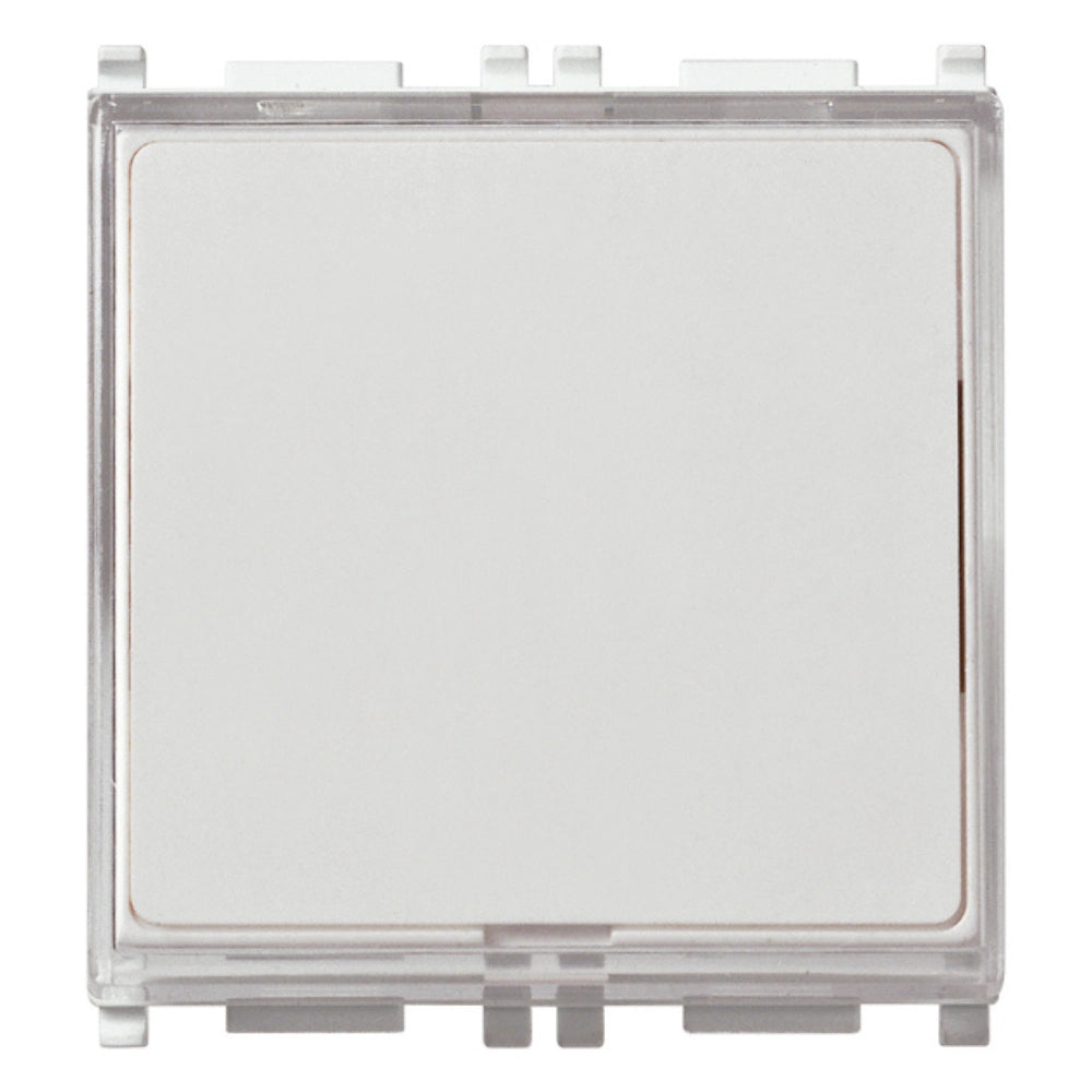 Pulsante targhetta vimar 14050 1p no 10a 250v bianco per impianti elettrici