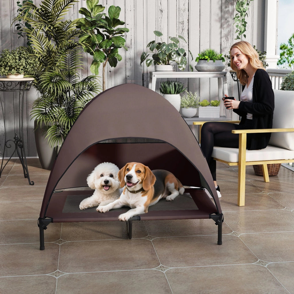 Cuccia per Cani con Tetto ¨C Minimal ¨C 106x76x99 cm Marrone