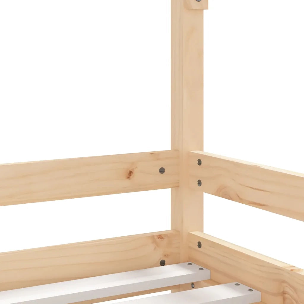 Giroletto per Bambini 90x190 cm in Legno Massello di Pino 834492