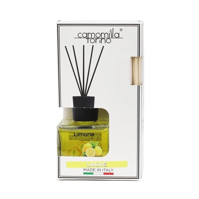 CAMOMILLA TORINO DIFFUSORE PER AMBIENTE CON BASTONCINI AL LIMONE DA 100 ML