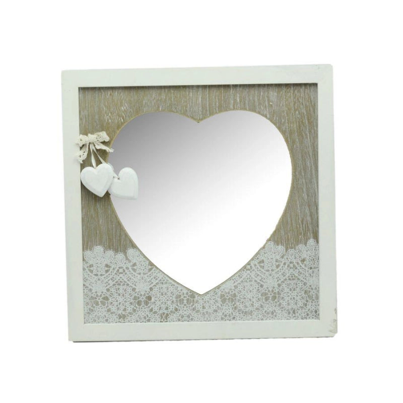 Specchio elegancia cuore cm 30x1,5h30