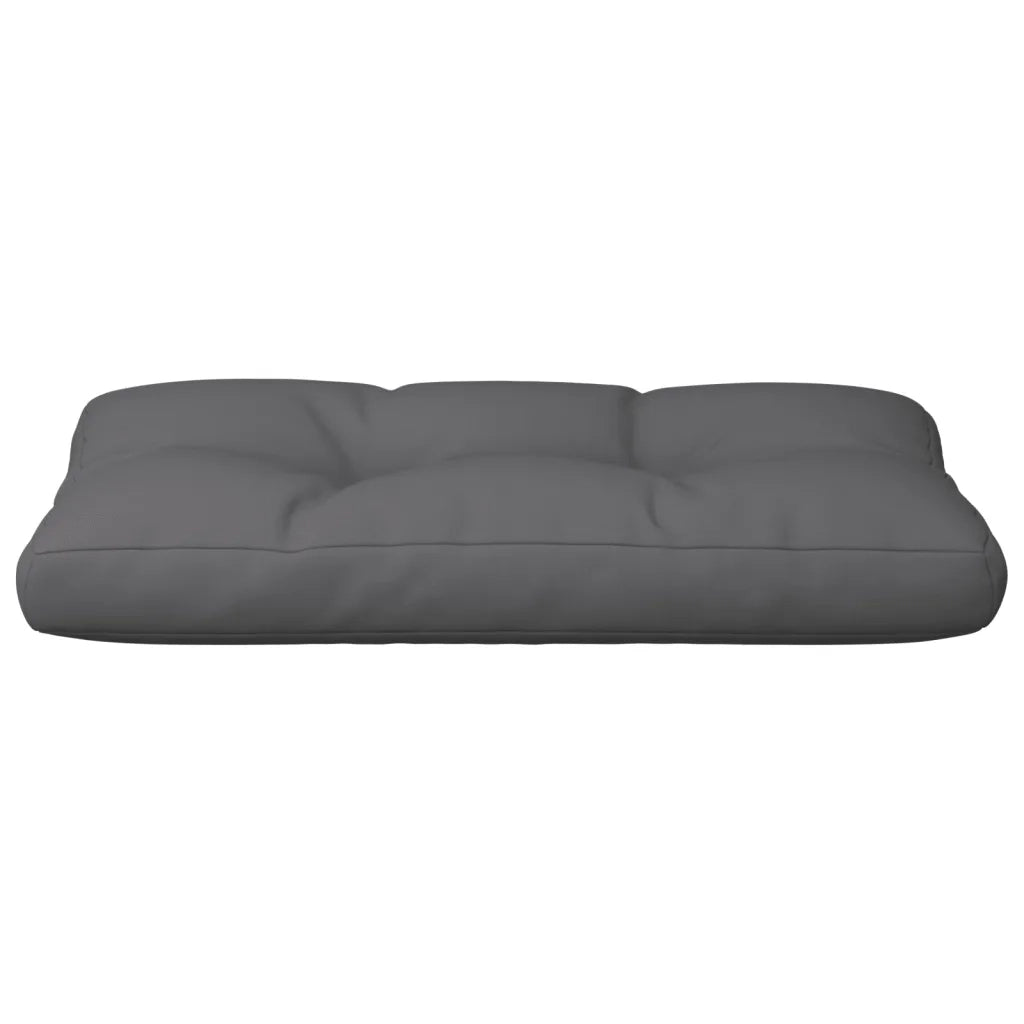 Cuscino per Pallet Antracite 80x40x12 cm in Tessuto 360601