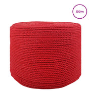 Corda | Fune Rosso 0,8 x 0,8 x 10000 cm Cotone