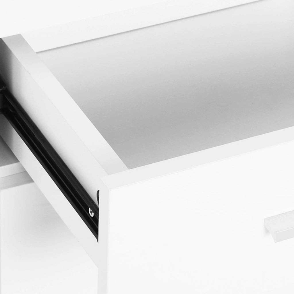 Credenza ¨C Minimal ¨C Bianco Legno 106x35x76