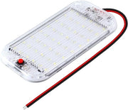 Lampada a LED per plafond con interruttore per camper, caravan, furgone e imbarcazioni (2 pezzi)
