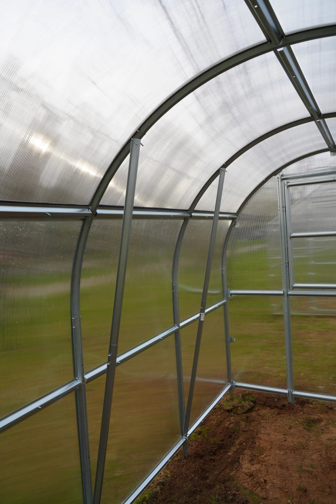 Serra da giardino KLASIKA SLIM 2 x 8 m (16 m²) , 6 mm con rivestimento in policarbonato