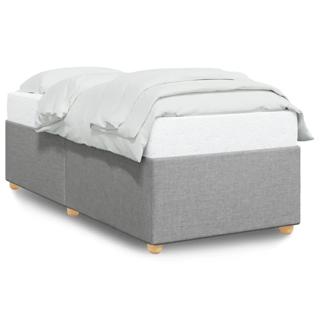 Giroletto senza Materasso Grigio Chiaro 90x200 cm Tessuto 3284701