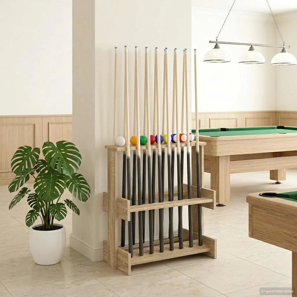 Supporto per stecche da biliardo Legno ingegnerizzato Sonoma 8006793