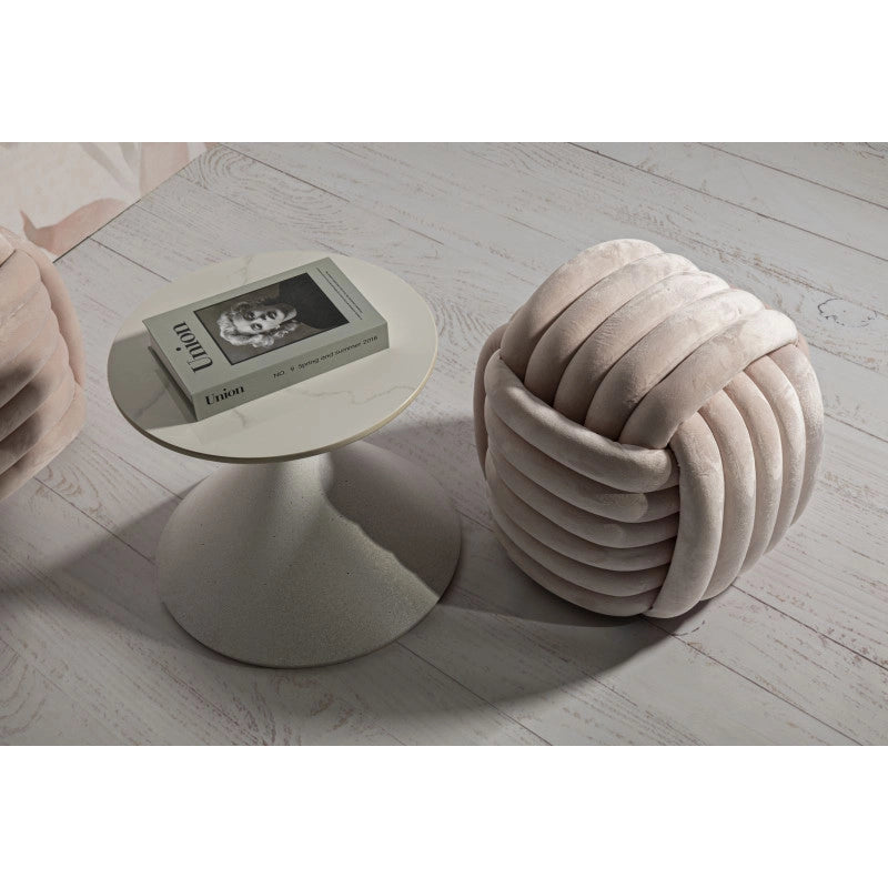 Tavolinetto White cm ø 42x40