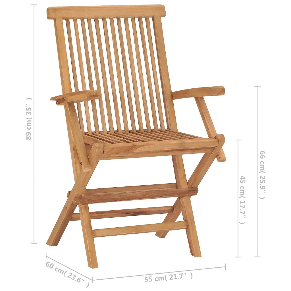 Sedie da Giardino 8 pz in Legno Massello di Teak 3072888