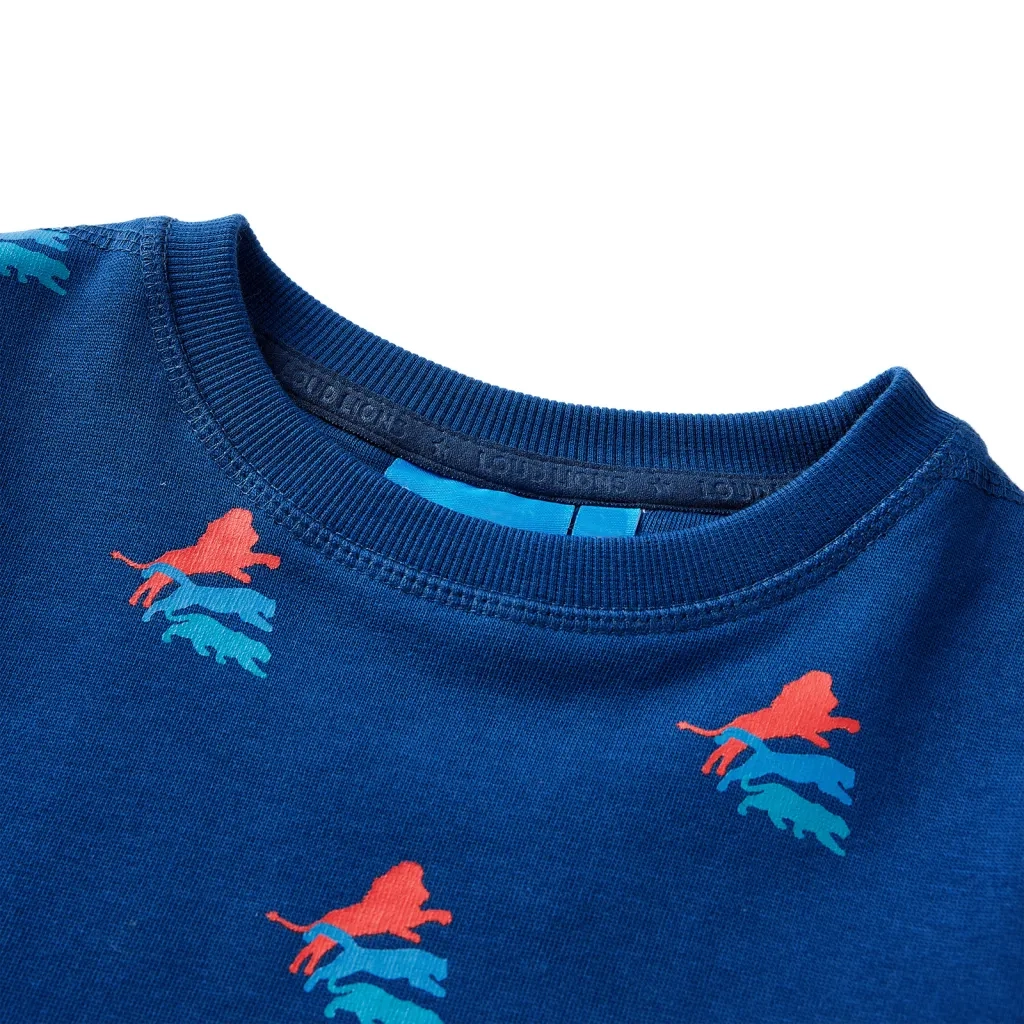 Felpa per Bambini Blu Scuro 116