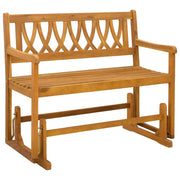 Panchina Glider da Giardino | Panca da Giardino Naturale 110 x 59 x 97 cm