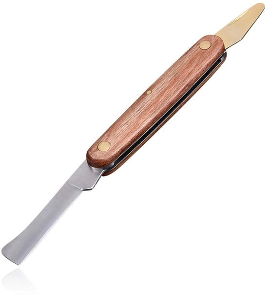 Oculeermes multifunzionale - Doppio tagliaerba per giardino - Ripiegabile - Acciaio inossidabile - 16,2 cm - Tagliaerba preciso e efficiente