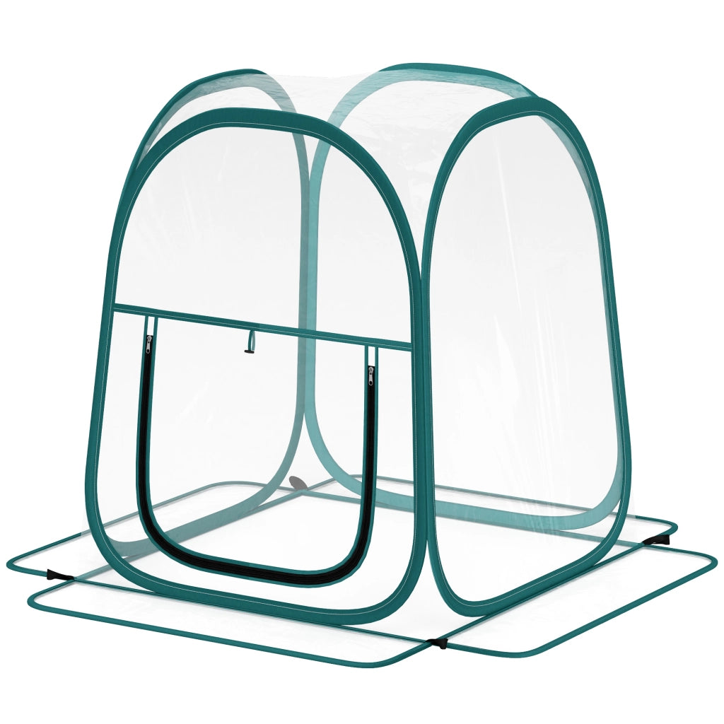 Mini Serra da Giardino ¨C Minimal ¨C PVC Trasparente 70x70x80 cm