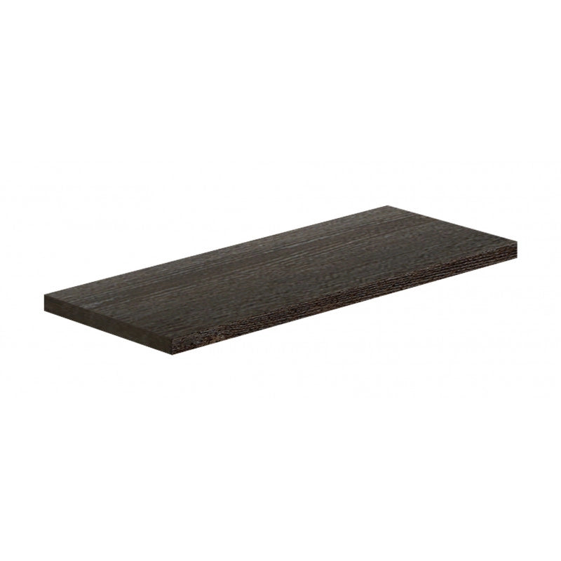 Mensola da Muro, Scaffale Legno, Mensola da Parete, Rovere Scuro, 36x15,5x1,8 cm - Smart