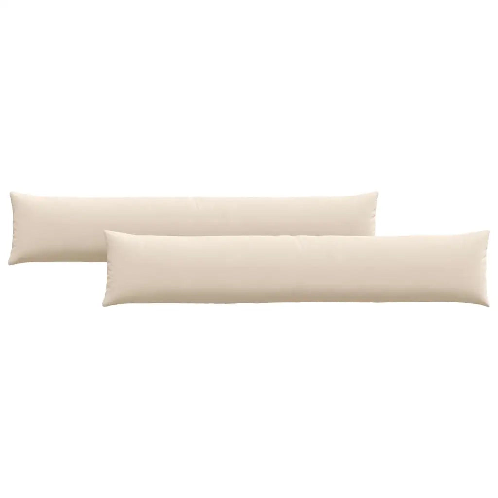 Cuscini da Divano 2 pcs Beige 200 x 40 cm Tessuto 42013902