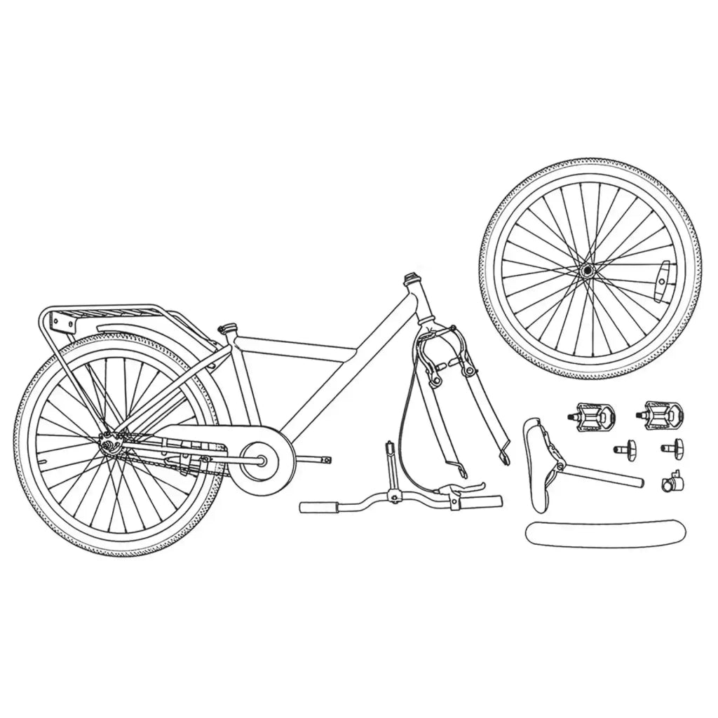 Bicicletta per Bambini 20 Pollici 42009505
