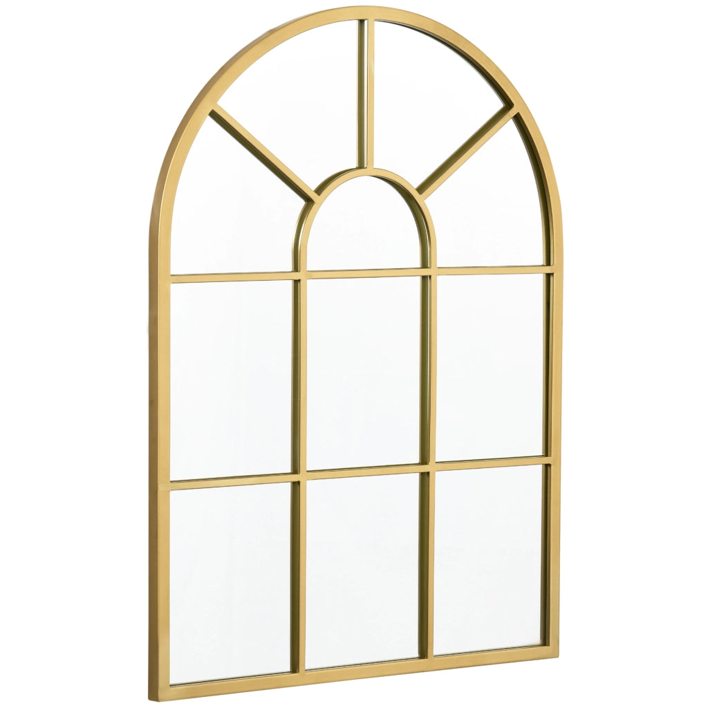 Specchio a Parete Moderno Arco ¨C Xylo ¨C Oro 70x50 cm