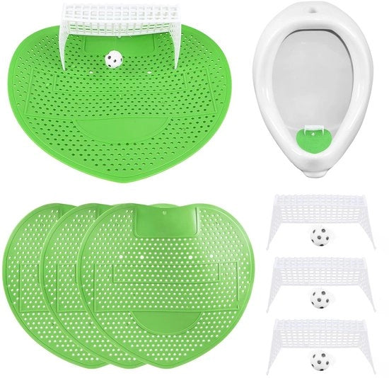 Urinali con protezione da sporco - 4 pezzi, Protezione da sporco per urinai, Urinali igienici con eliminazione di odori