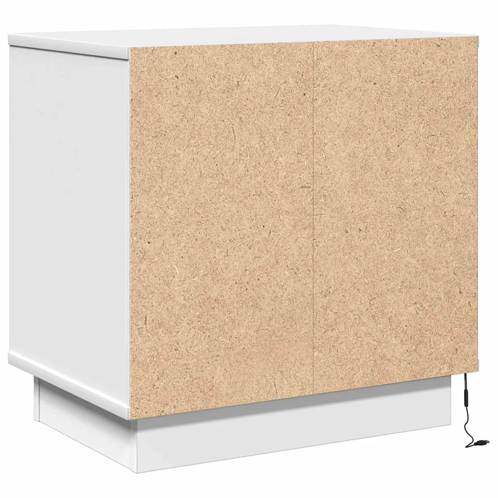 Armadio da Notte con cassetto 2 pcs Bianco 50 x 34,5 x 50 cm. 869579