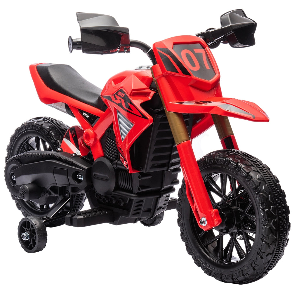 Moto elettrica per bambini 3-8 anni ¨C Minimal ¨C rosso