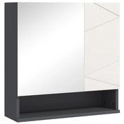 Armadietto da Bagno con Specchio ¨C Xylo ¨C Ripiani Regolabili Bianco