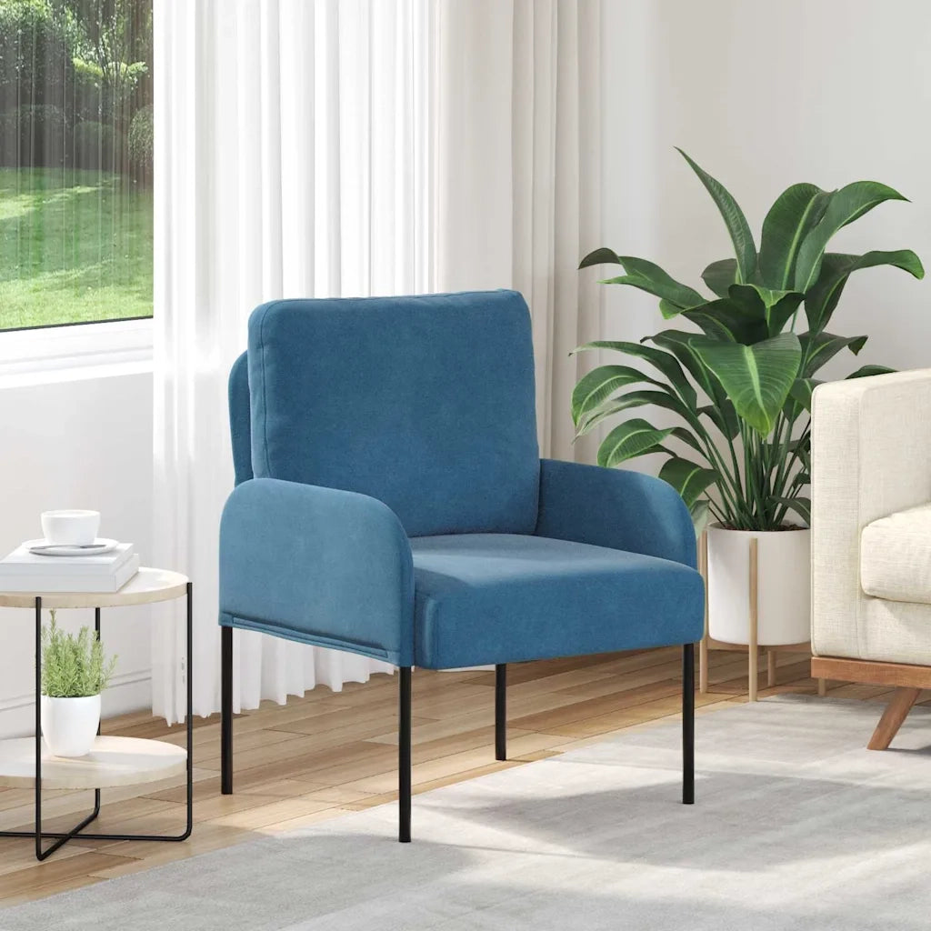 Divani con cuscino 55cm Blu Legno compensato 42023437