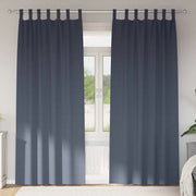 Tende Blackout con Anelli 2 pcs Antracite 260 x 140 cm 4107562