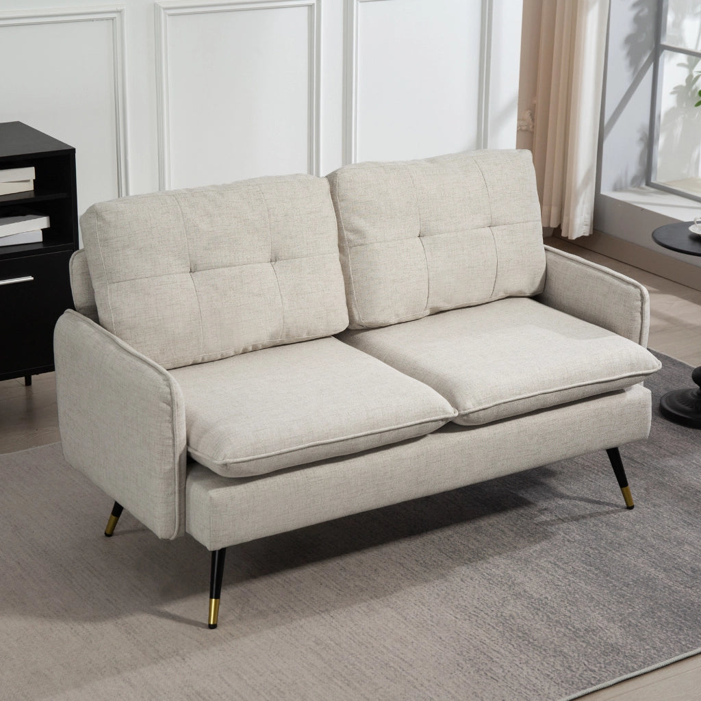 Divano 2 posti ¨C zephmum ¨C crema 139x68x80