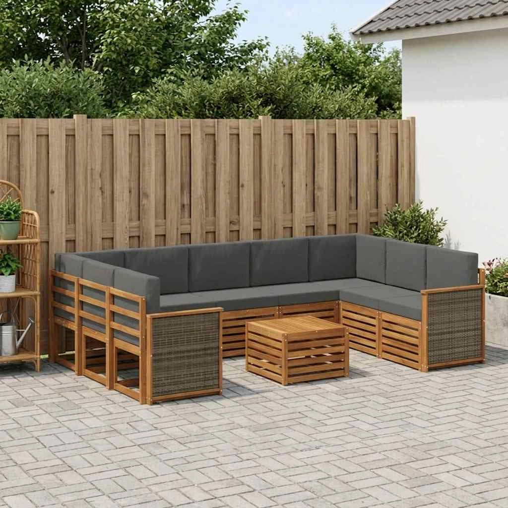 Set divani Legno di Acacia Massello 3384858