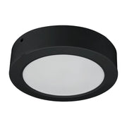 Plafoniera LED 18W 2in1 tonda nera IP54 DPM 3000-6000K