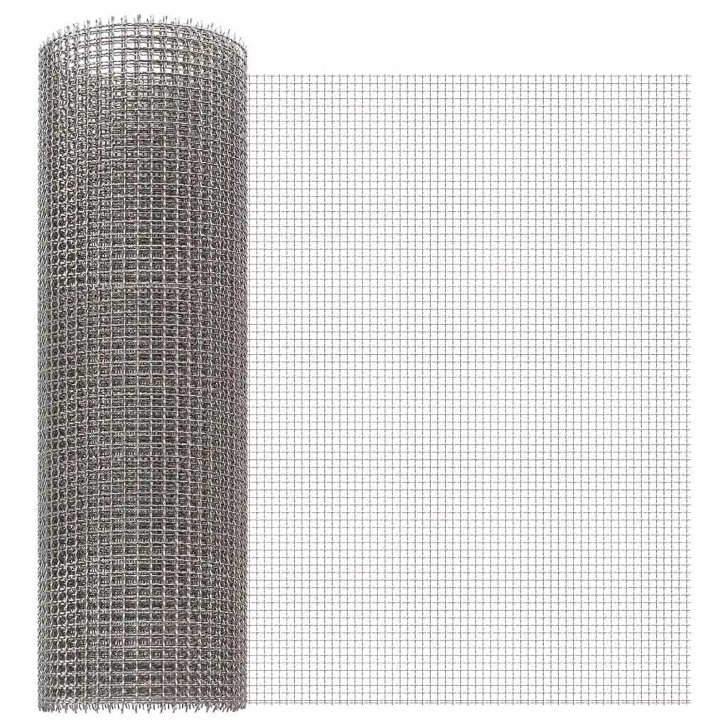 Rete per schermatura 40 x 1000 cm 3 Mesh Argento 42039631
