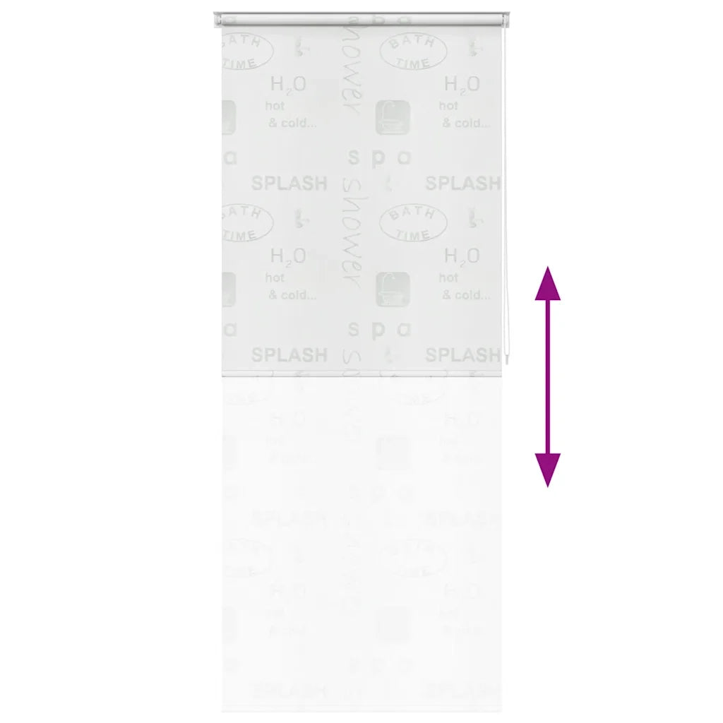 Tenda a rullo | Tenda avvolgibile per Doccia 120x240 cm Schizzi