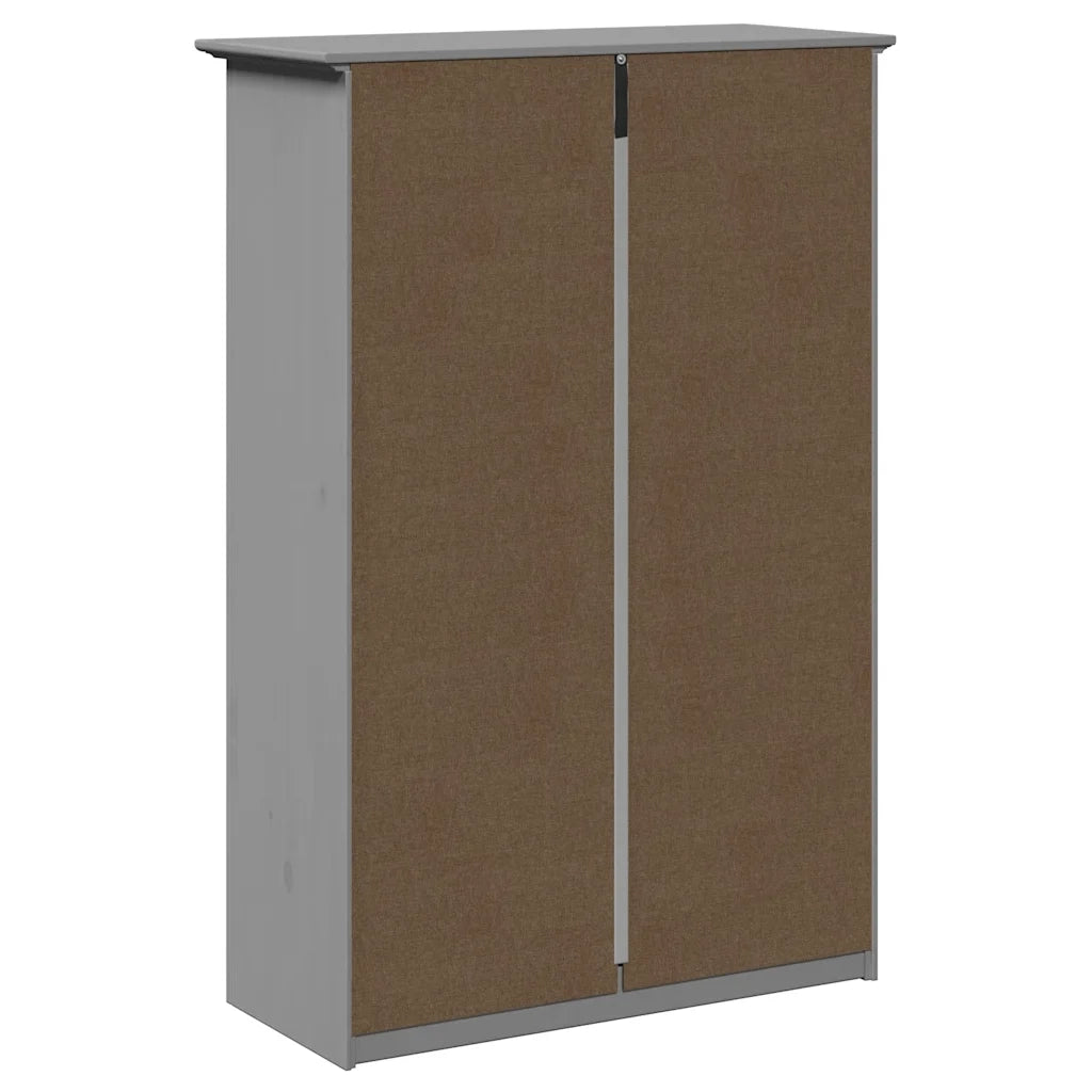 Scarpiera | Mobile per scarpe BODO Grigia 80x35x118 cm