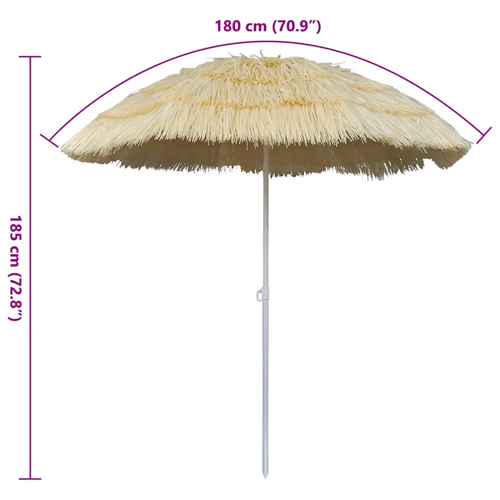 Ombrello | Parasolne da Spiaggia Inclinabile Stile Hawaii