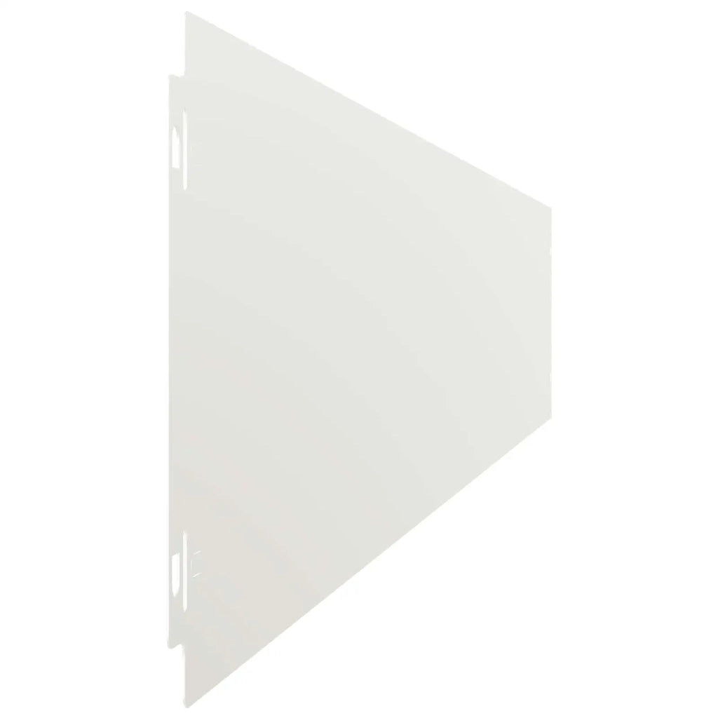 Bordura per Prato 30 pz 15 x 103 cm Acciaio Bianco 8014179