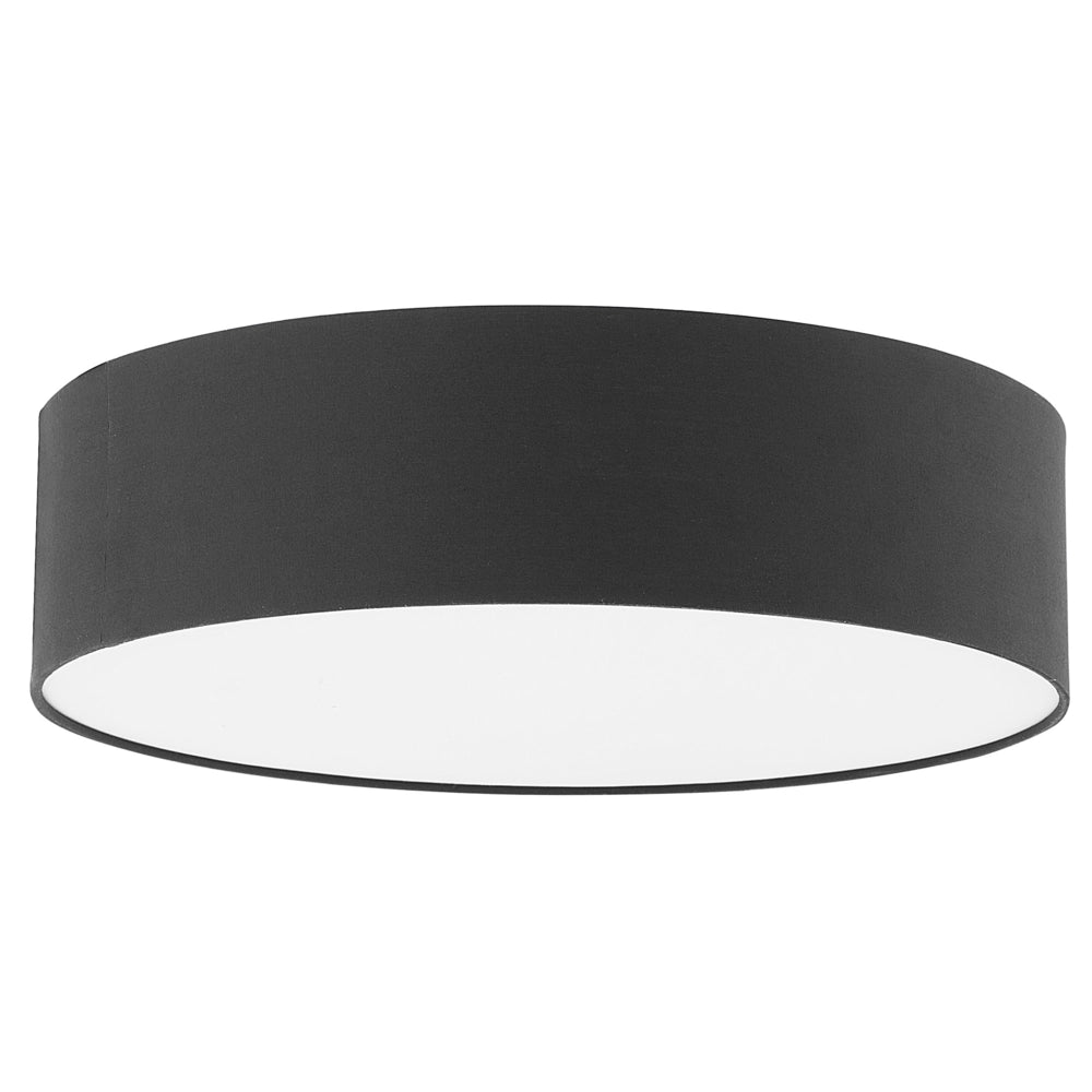 Lampada paralume in policotone Nero ø 45 cm Boho con stile moderno