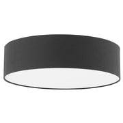 Lampada paralume in policotone Nero ø 45 cm Boho con stile moderno